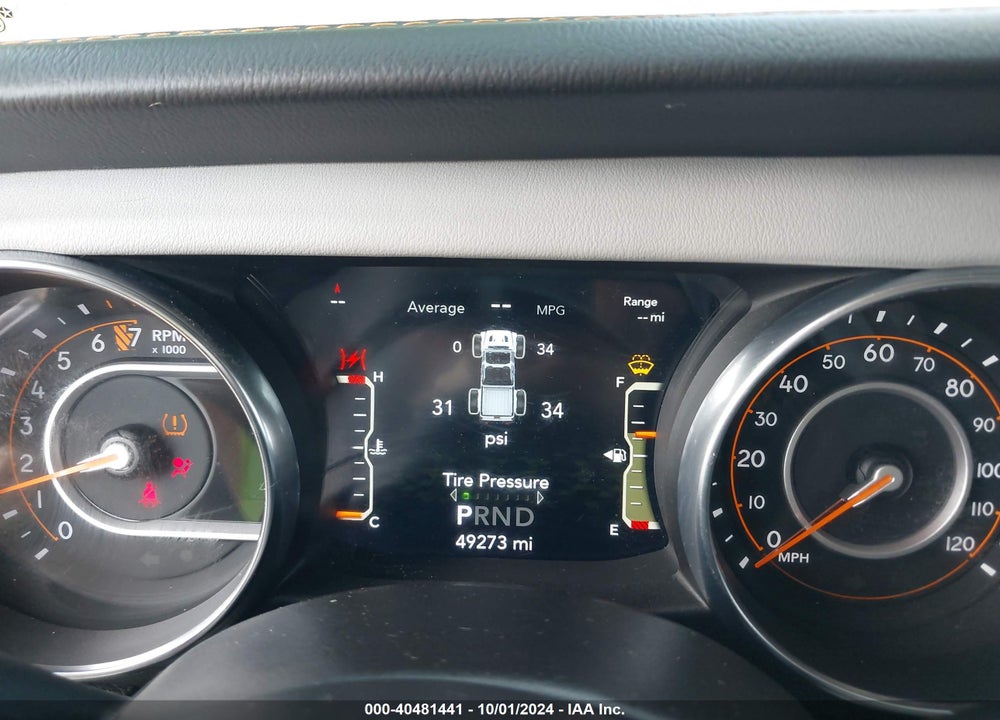 2021 JEEP GLADIATOR HIGH ALTITUDE 4X4 VIN: 1C6HJTFG9ML543591