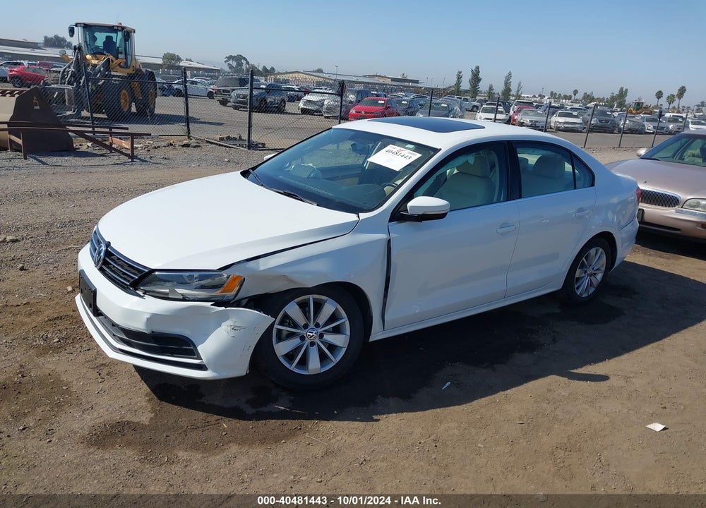 2015 VOLKSWAGEN JETTA 1.8T SE VIN: 3VWD17AJ4FM297176