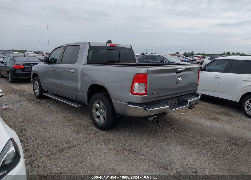 2020 RAM 1500 BIG HORN 4X2 5'7 BOX VIN: 1C6RREFT4LN210353