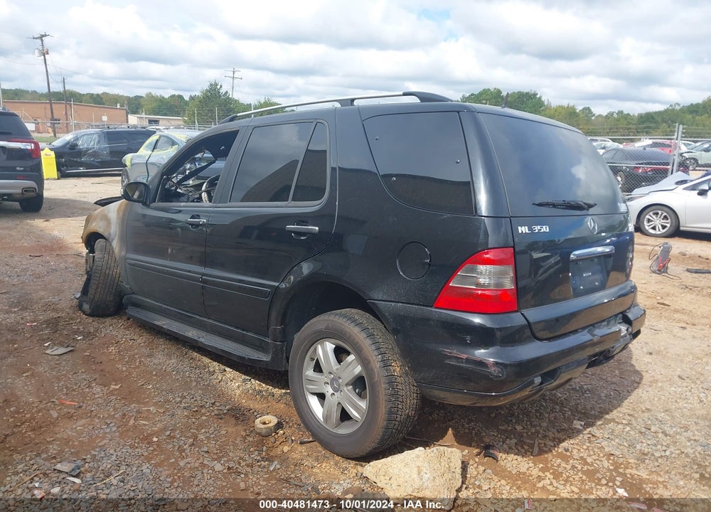 2005 MERCEDES-BENZ ML 350 4MATIC VIN: 4JGAB57E15A566064