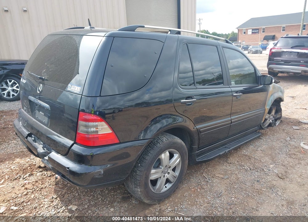 2005 MERCEDES-BENZ ML 350 4MATIC VIN: 4JGAB57E15A566064