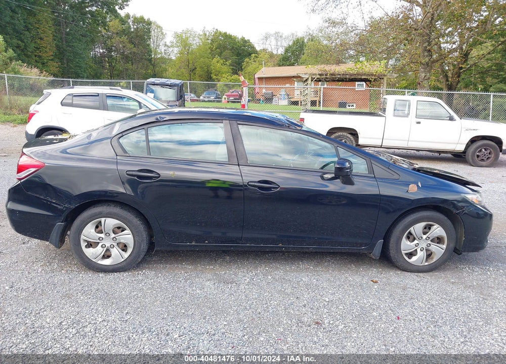 2014 HONDA CIVIC LX VIN: 2HGFB2F59EH500102