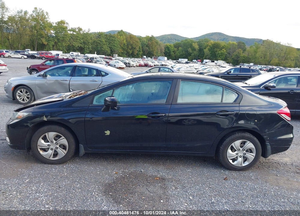 2014 HONDA CIVIC LX VIN: 2HGFB2F59EH500102