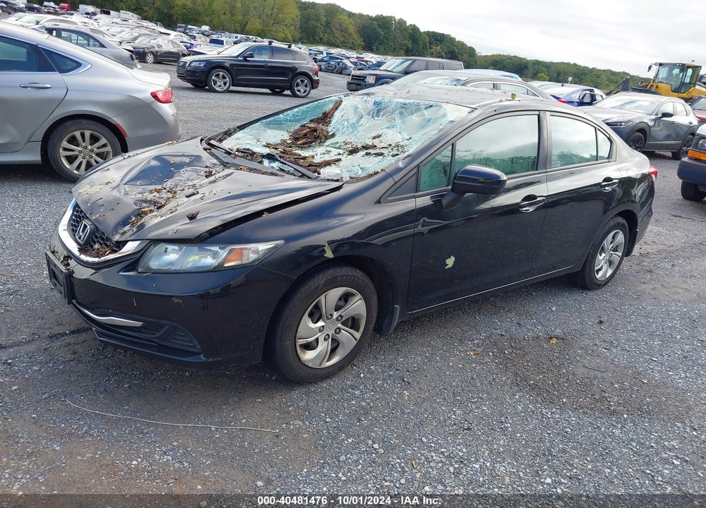 2014 HONDA CIVIC LX VIN: 2HGFB2F59EH500102