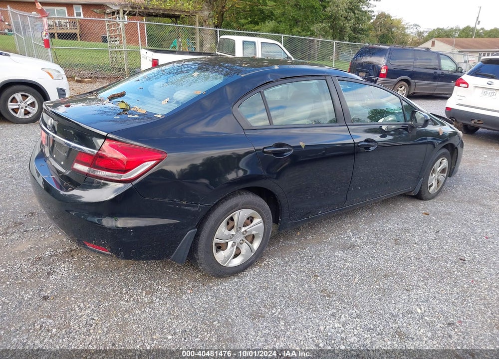 2014 HONDA CIVIC LX VIN: 2HGFB2F59EH500102