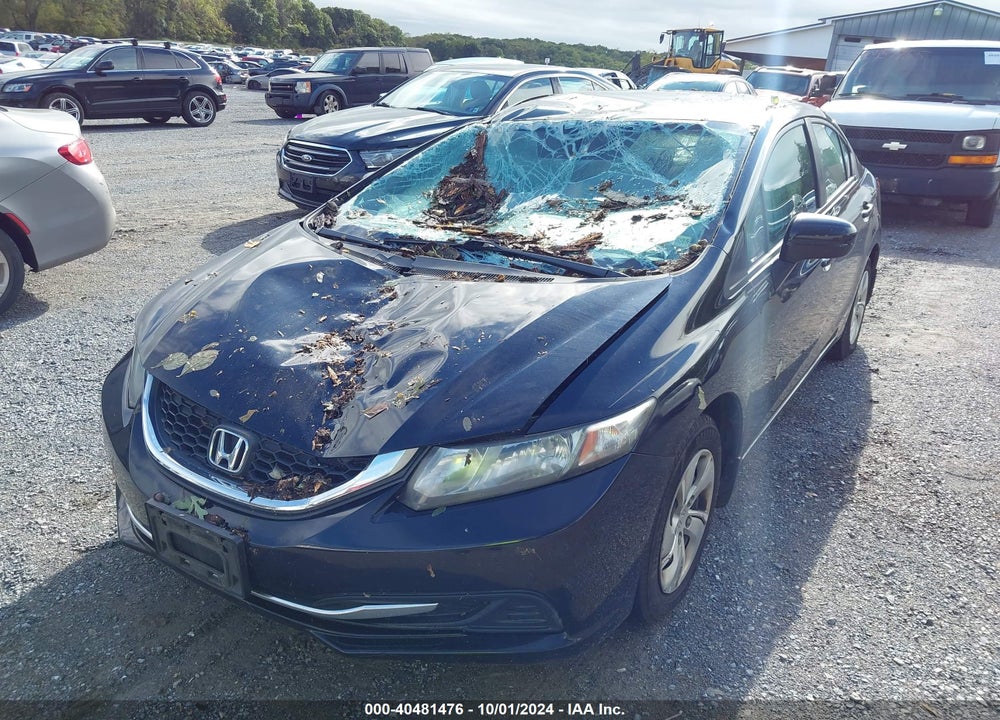 2014 HONDA CIVIC LX VIN: 2HGFB2F59EH500102