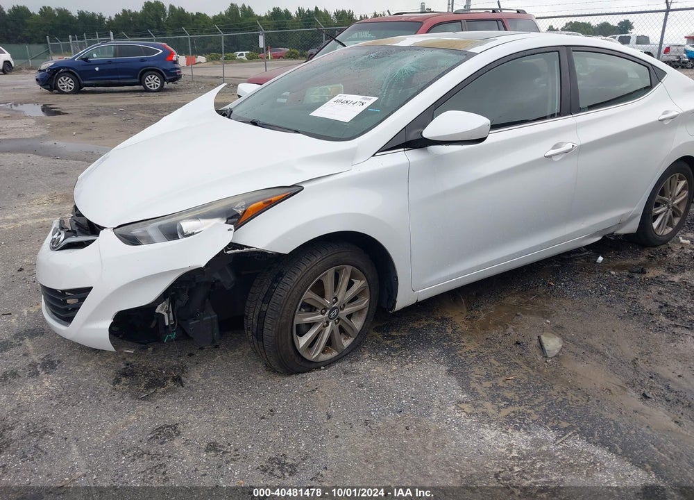 2015 HYUNDAI ELANTRA SE VIN: 5NPDH4AE1FH574985