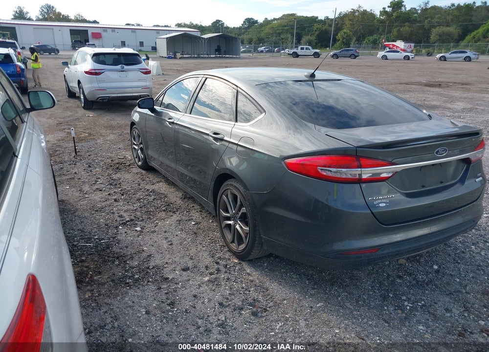 2017 FORD FUSION SE VIN: 3FA6P0HD9HR148601