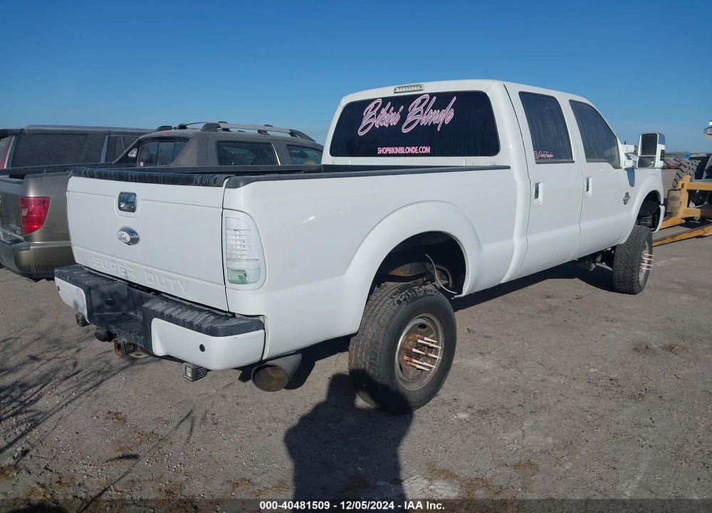 2016 FORD F-250 XLT VIN: 1FT7W2BT6GED26009