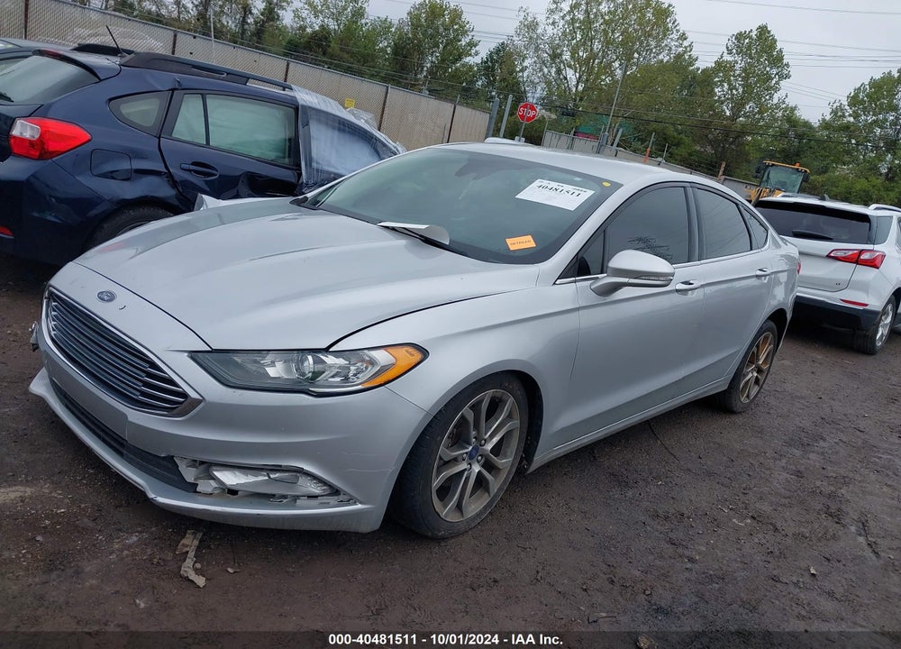 2017 FORD FUSION SE VIN: 3FA6P0T91HR183023