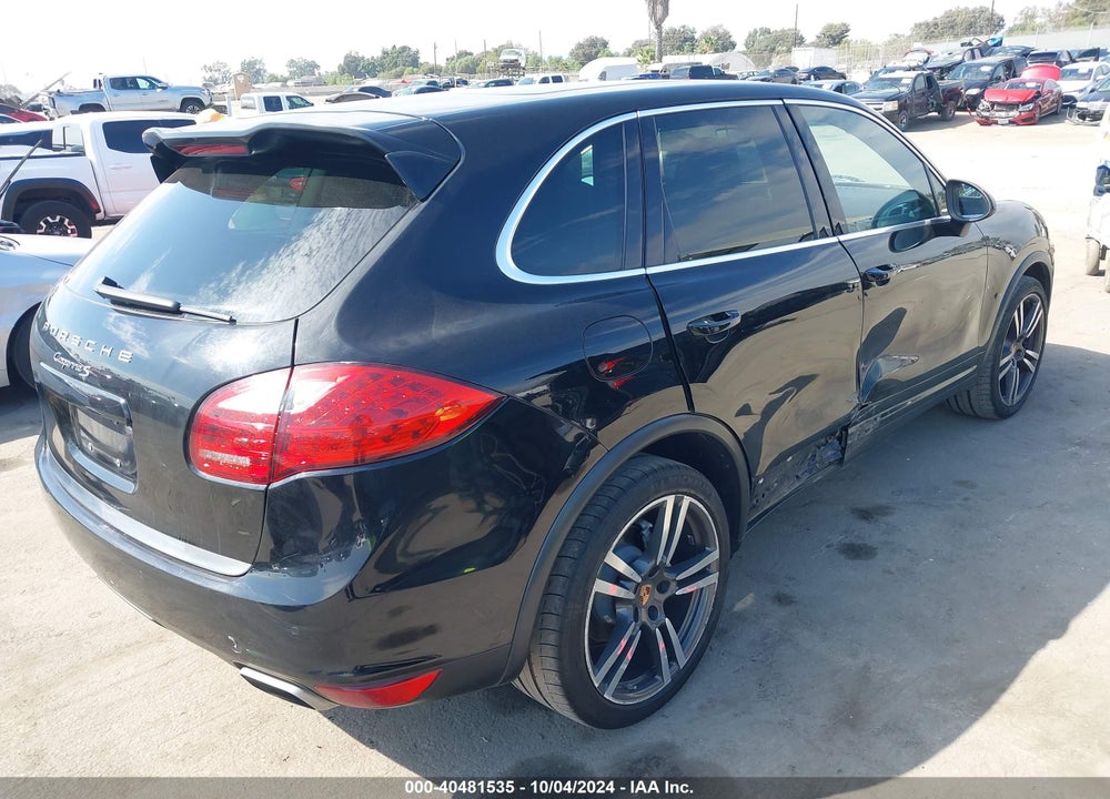 2014 PORSCHE CAYENNE S VIN: WP1AB2A29ELA55352