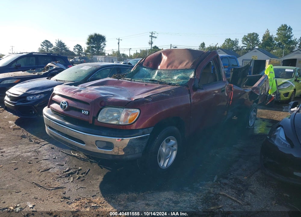 2005 TOYOTA TUNDRA BASE V8 VIN: 5TBKT42115S459614