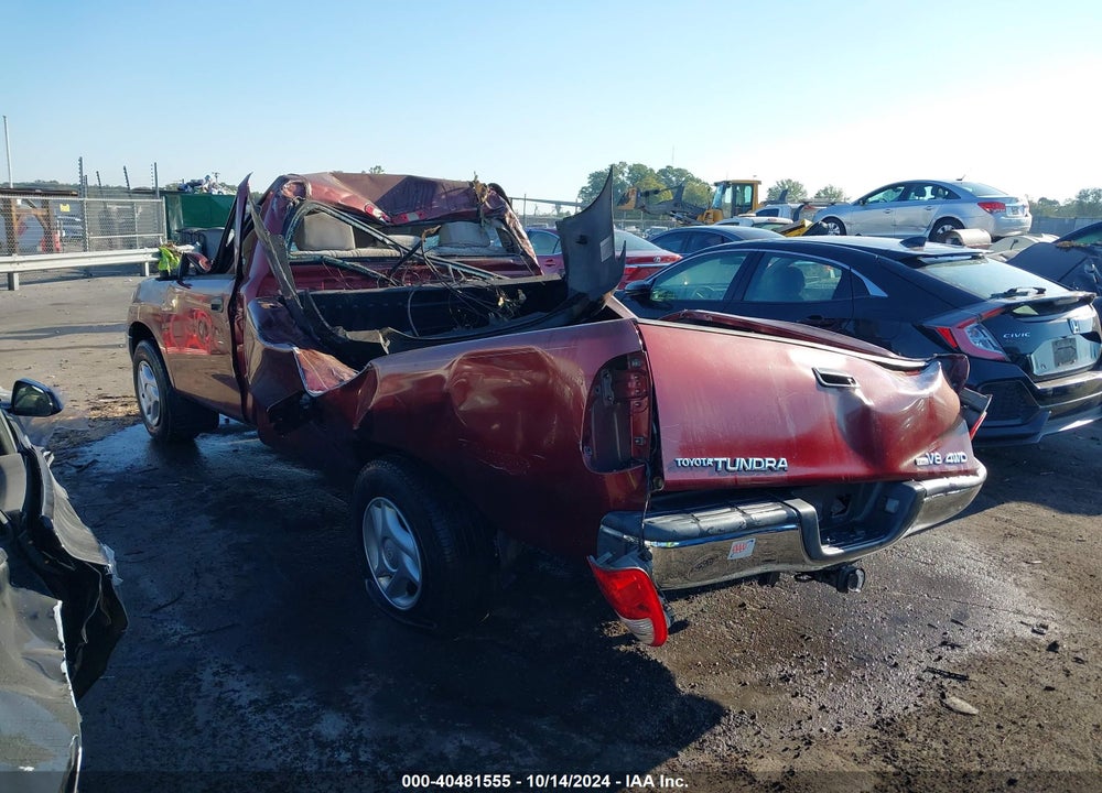 2005 TOYOTA TUNDRA BASE V8 VIN: 5TBKT42115S459614