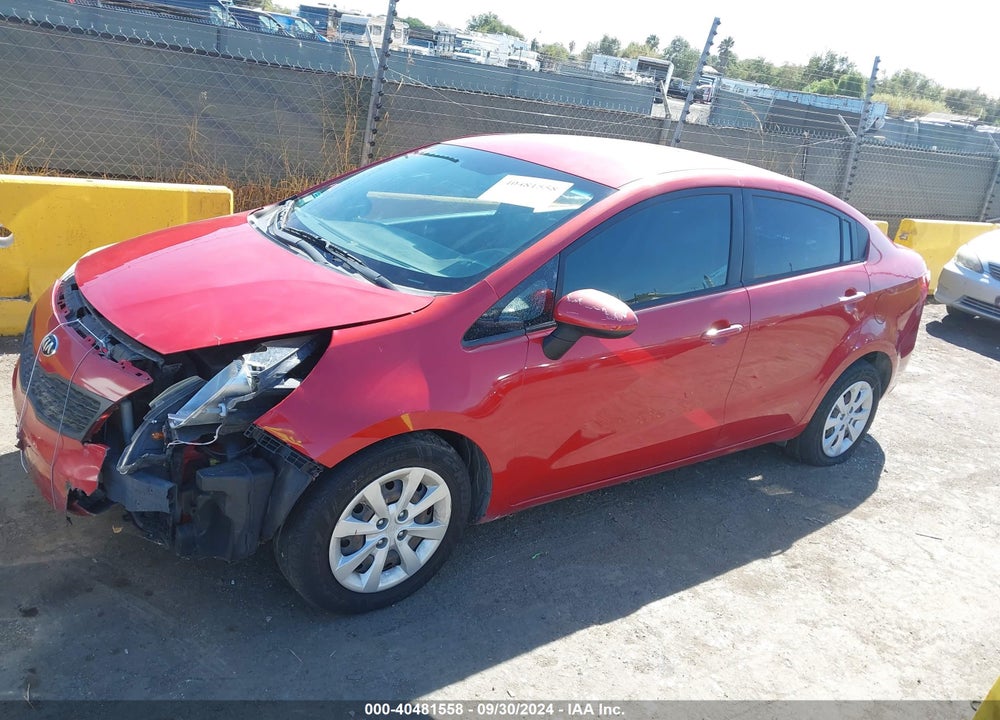 2015 KIA RIO LX VIN: KNADM4A31F6431827