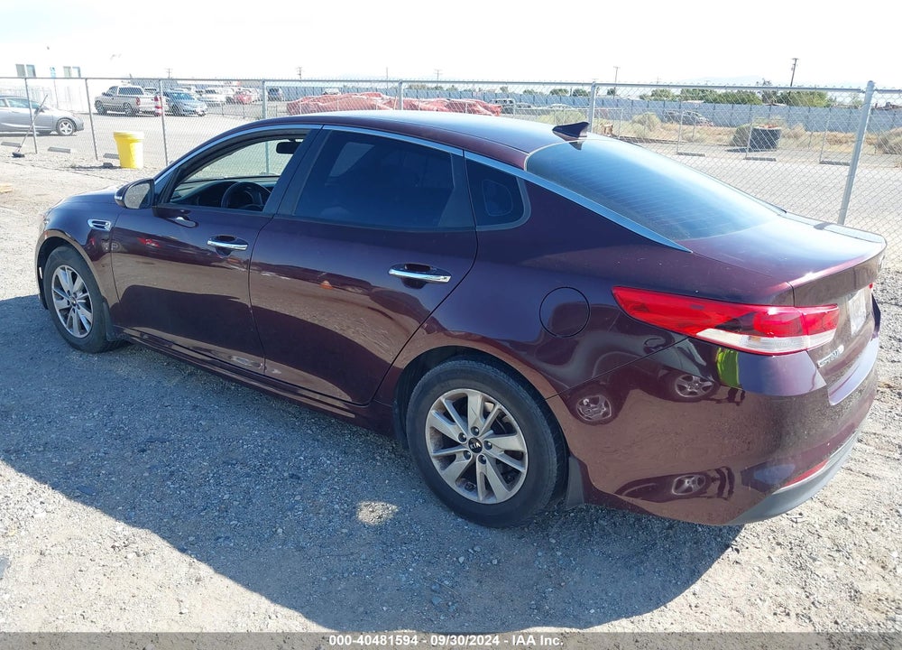 2016 KIA OPTIMA LX VIN: 5XXGT4L37GG098293