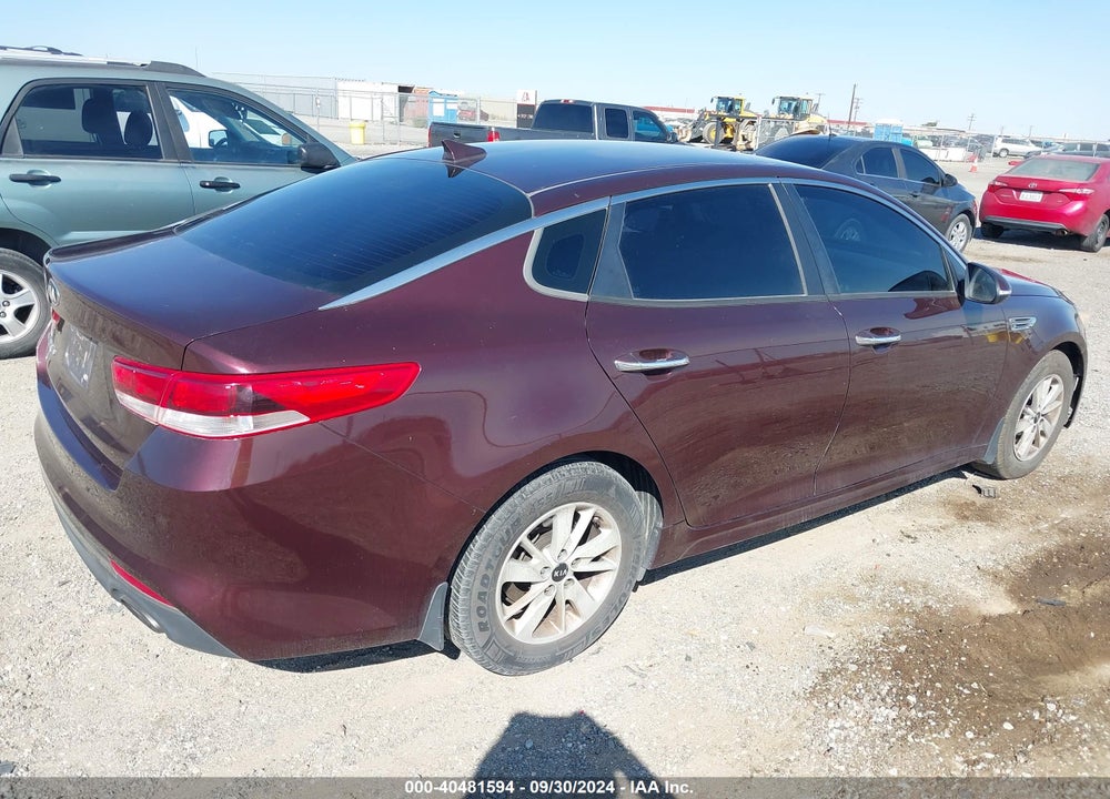 2016 KIA OPTIMA LX VIN: 5XXGT4L37GG098293