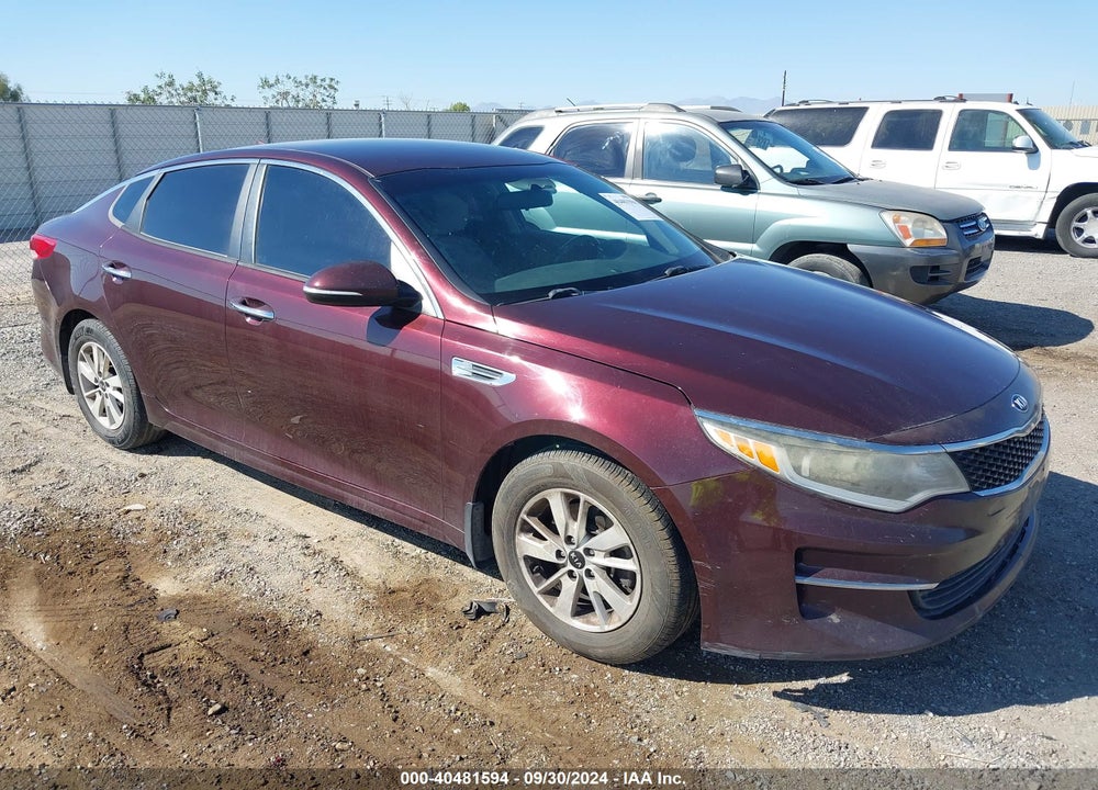 2016 KIA OPTIMA LX VIN: 5XXGT4L37GG098293