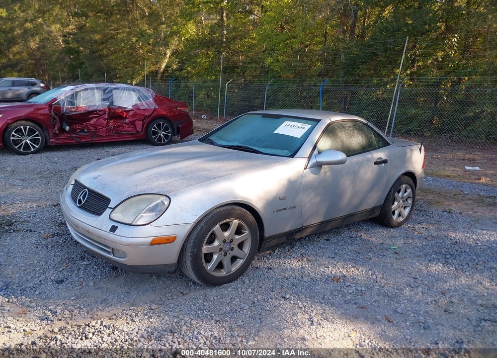 1999 MERCEDES-BENZ SLK 230 KOMPRESSOR VIN: WDBKK47F3XF128887