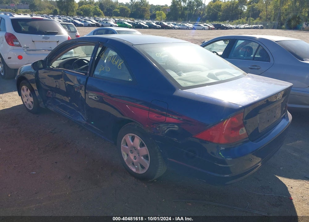 2001 HONDA CIVIC EX VIN: 1HGEM21991L033633
