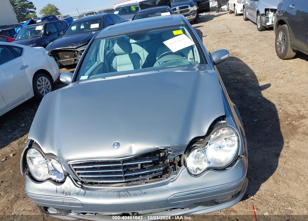 2006 MERCEDES-BENZ C 230 SPORT VIN: WDBRF52H26F729806