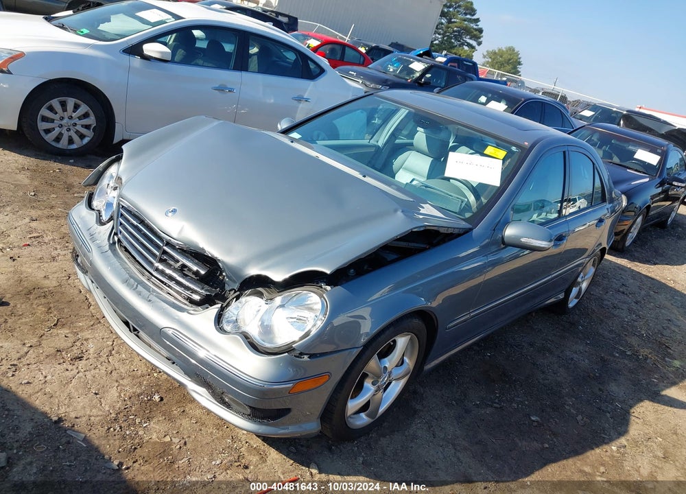 2006 MERCEDES-BENZ C 230 SPORT VIN: WDBRF52H26F729806