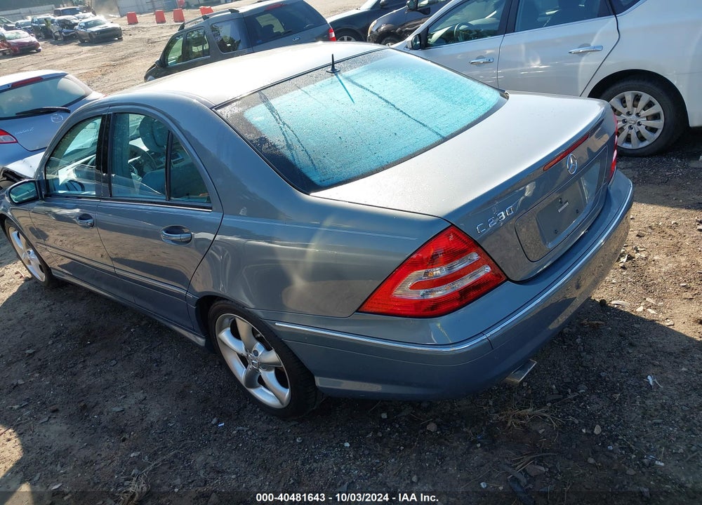 2006 MERCEDES-BENZ C 230 SPORT VIN: WDBRF52H26F729806