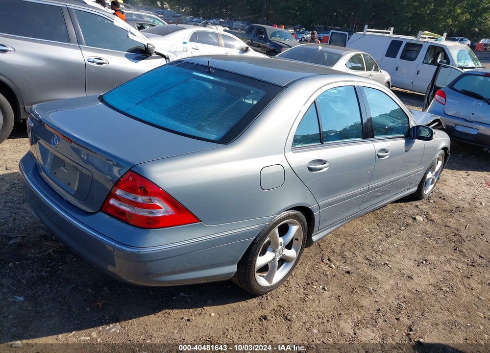 2006 MERCEDES-BENZ C 230 SPORT VIN: WDBRF52H26F729806