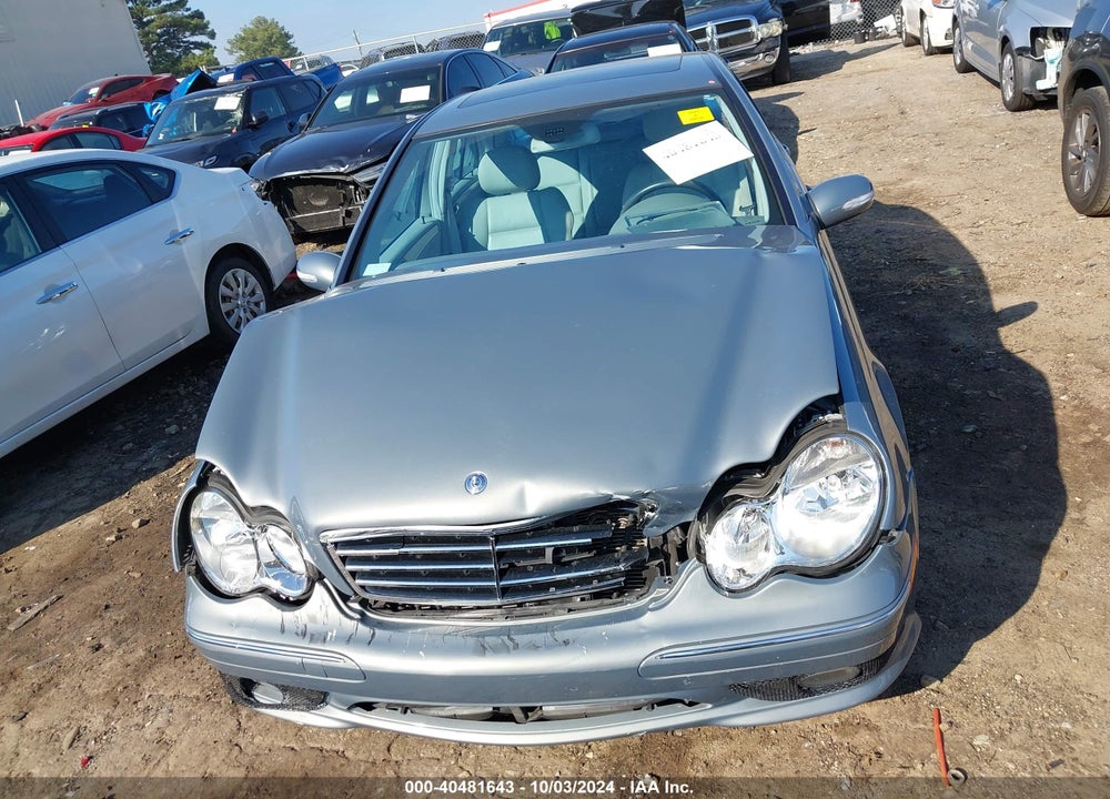 2006 MERCEDES-BENZ C 230 SPORT VIN: WDBRF52H26F729806