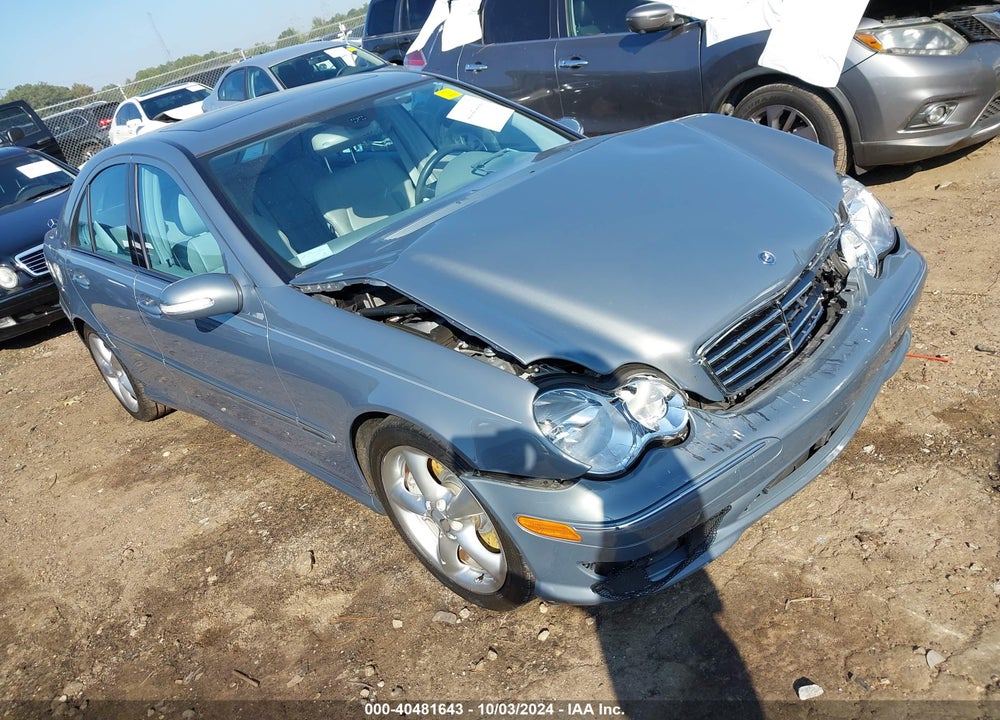 2006 MERCEDES-BENZ C 230 SPORT VIN: WDBRF52H26F729806