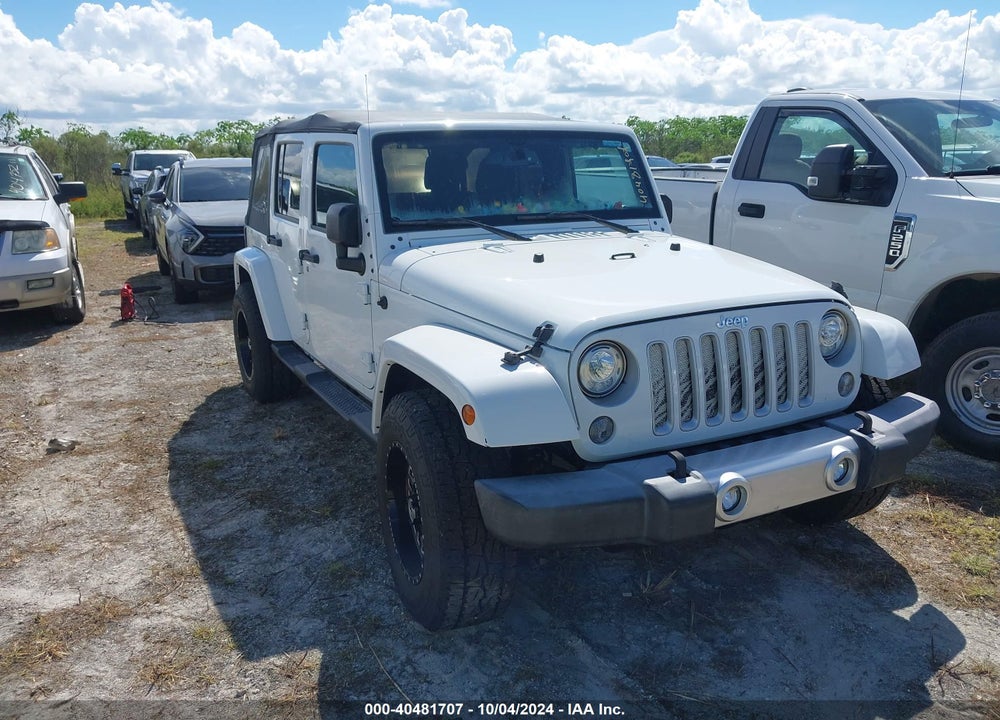 2017 ANGLER JEEP WR UNLIMITED SAHARA 4X4 VIN: 1C4BJWEG4HL701813