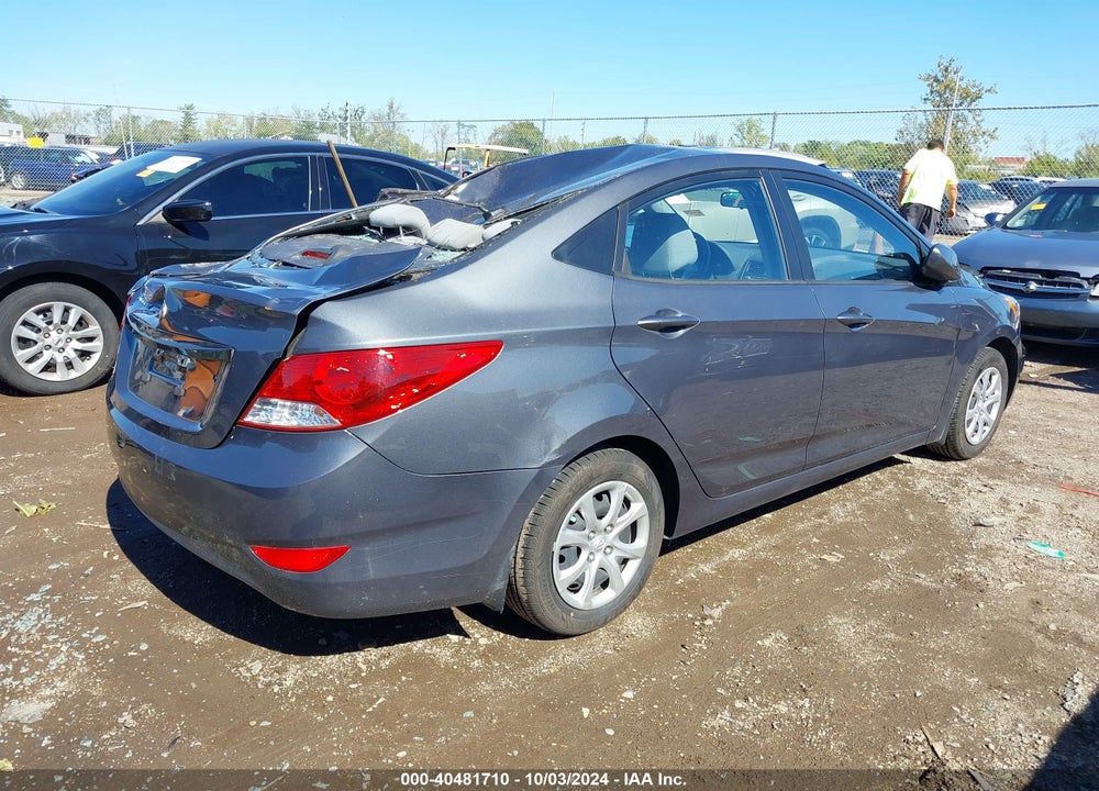 2013 HYUNDAI ACCENT VIN: KMHCT4AE7DU394032