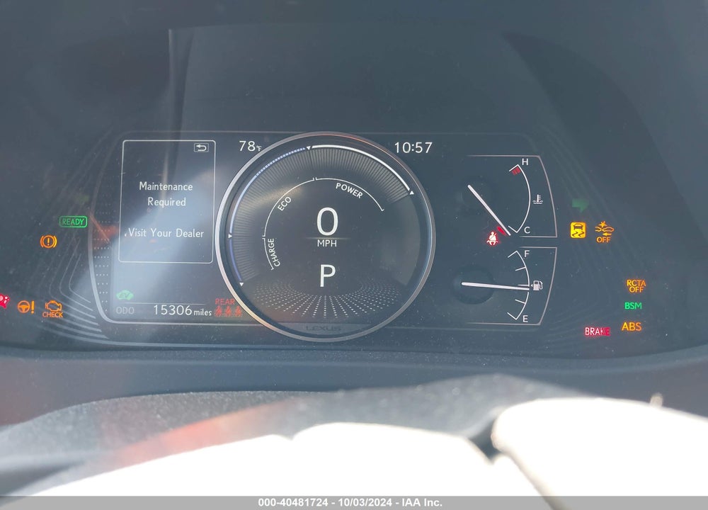 2023 LEXUS UX 250H VIN: JTHX6JBH2P2144894