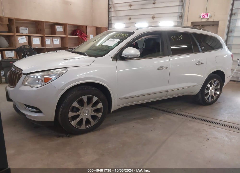 2016 BUICK ENCLAVE LEATHER VIN: 5GAKVBKD1GJ241304