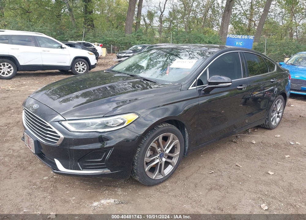 2019 FORD FUSION SEL VIN: 3FA6P0CD7KR166111