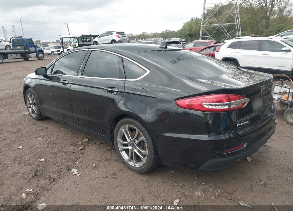 2019 FORD FUSION SEL VIN: 3FA6P0CD7KR166111
