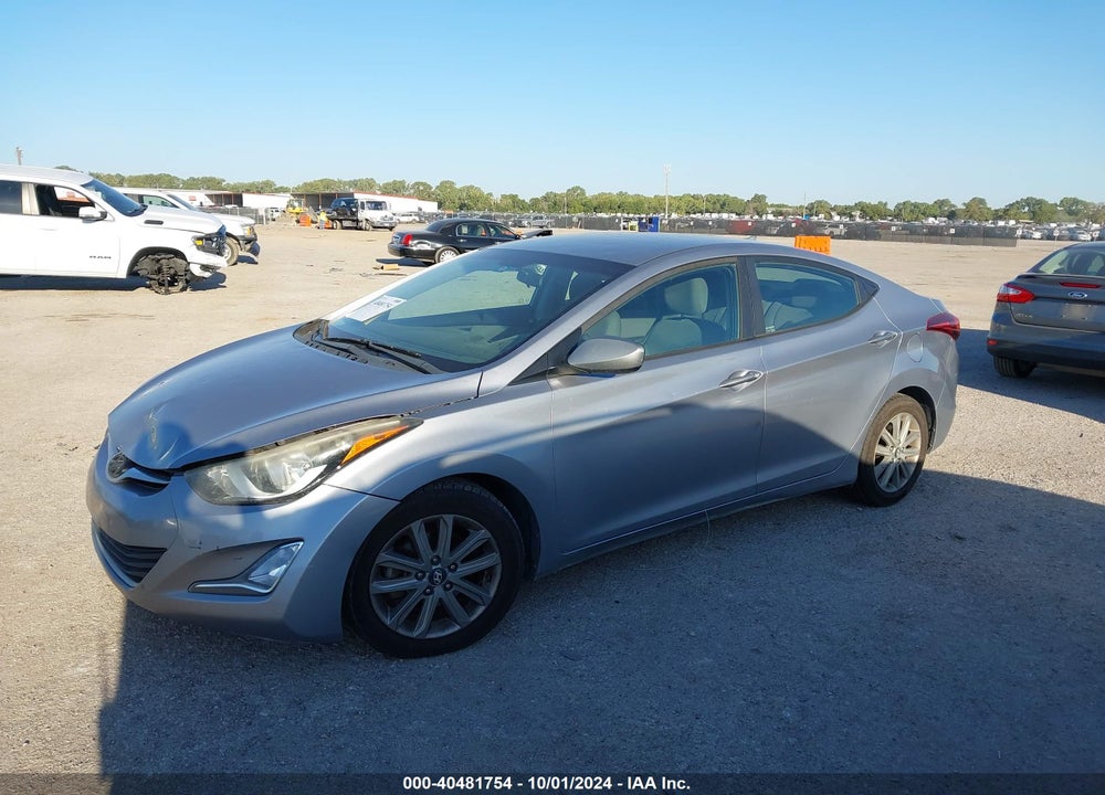 2016 HYUNDAI ELANTRA SE VIN: 5NPDH4AE9GH750747