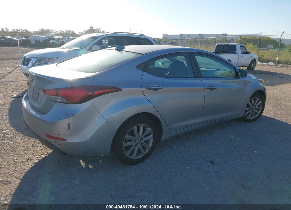 2016 HYUNDAI ELANTRA SE VIN: 5NPDH4AE9GH750747