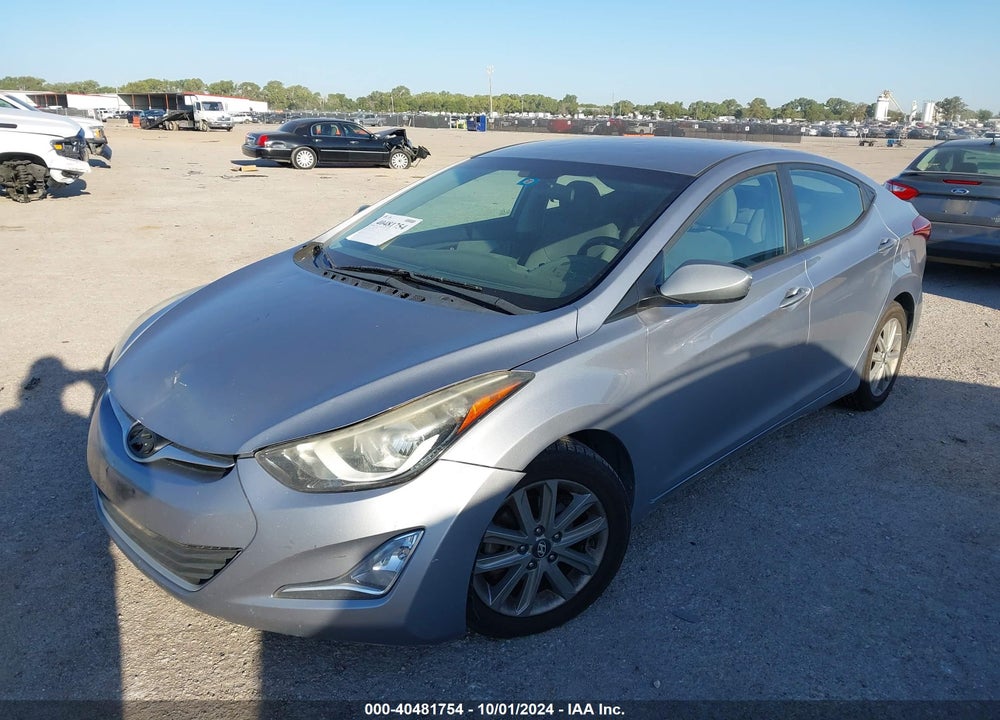 2016 HYUNDAI ELANTRA SE VIN: 5NPDH4AE9GH750747