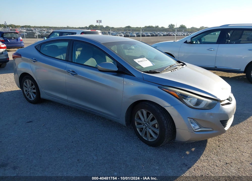 2016 HYUNDAI ELANTRA SE VIN: 5NPDH4AE9GH750747
