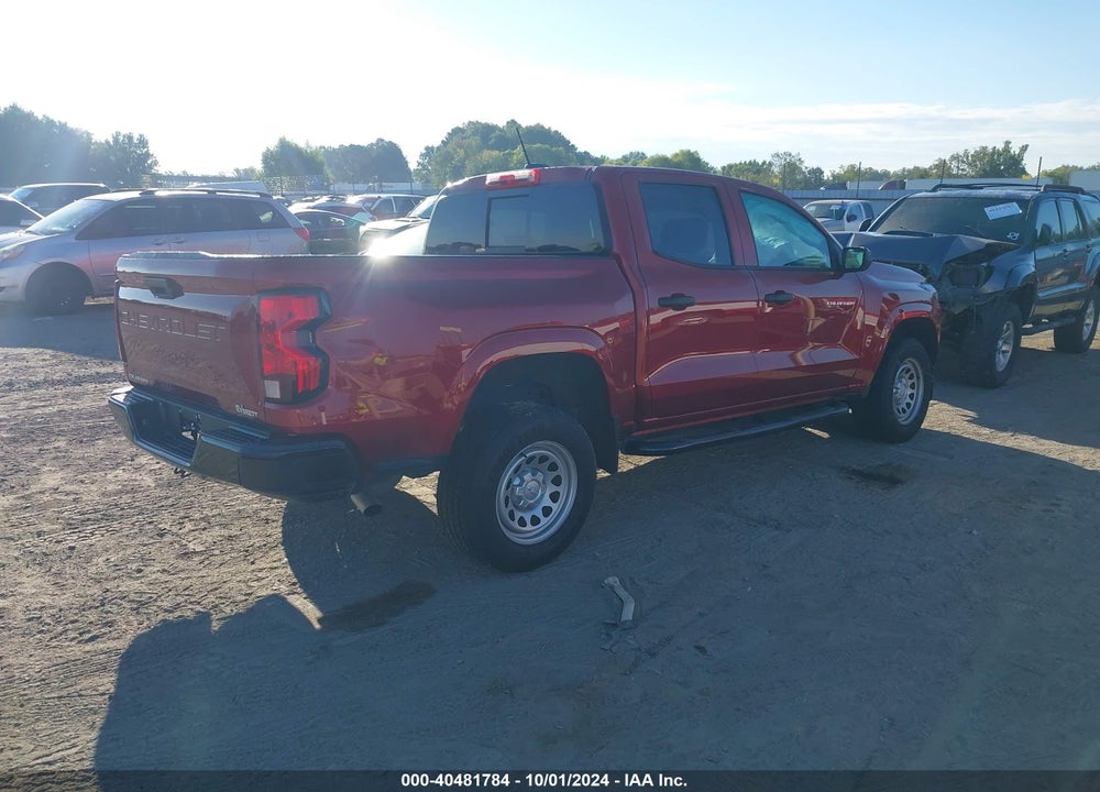 2023 CHEVROLET COLORADO 2WD SHORT BOX WT VIN: 1GCGSBEC4P1149250