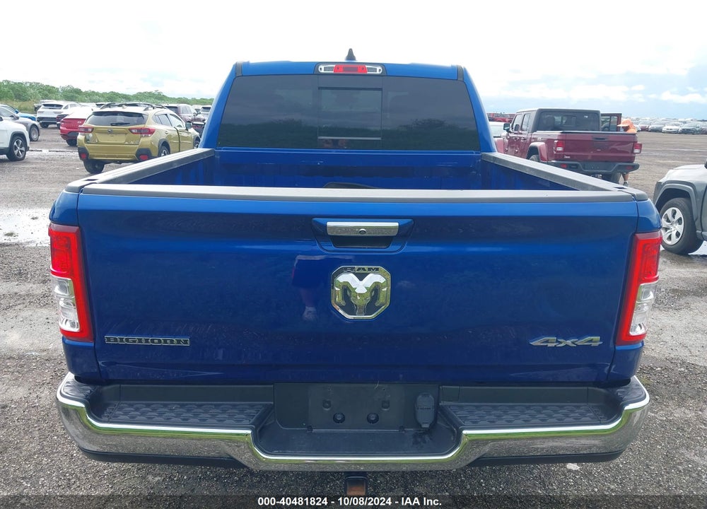 2019 RAM 1500 BIG HORN/LONE STAR 4X4 5'7 BOX VIN: 1C6RRFFG2KN780407