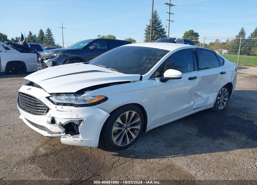2020 FORD FUSION SE VIN: 3FA6P0T93LR247572
