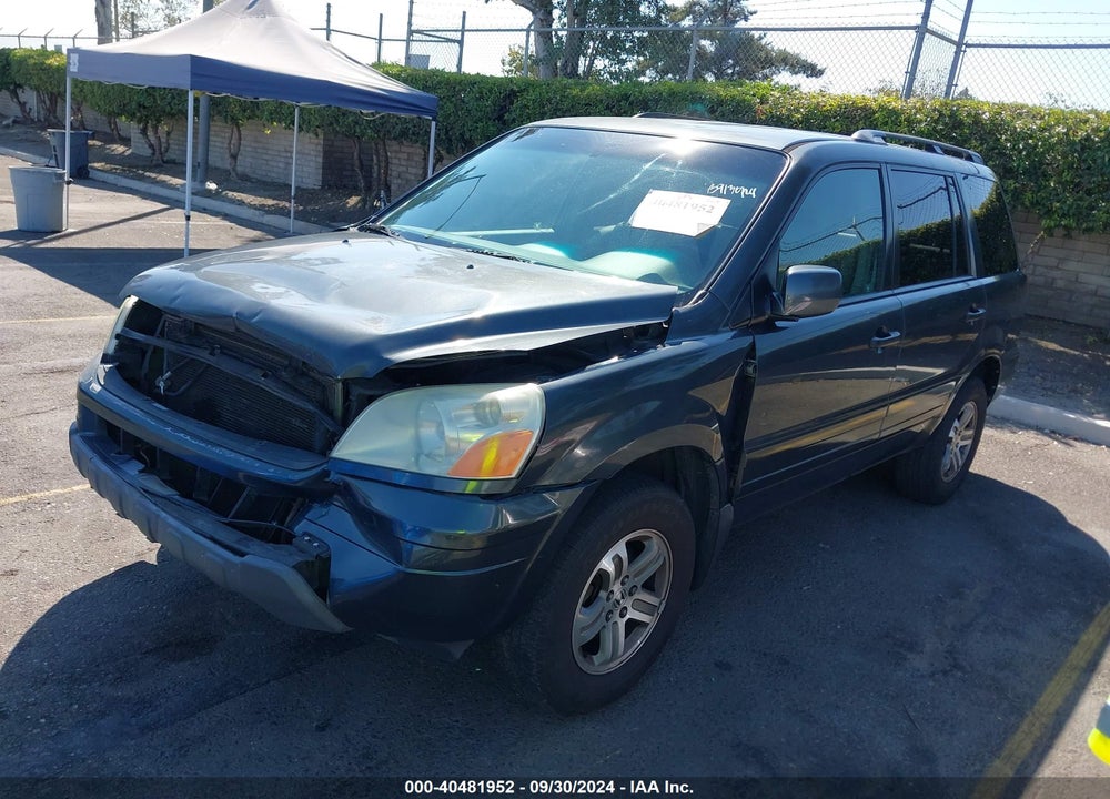 2003 HONDA PILOT EX-L VIN: 2HKYF18713H588460