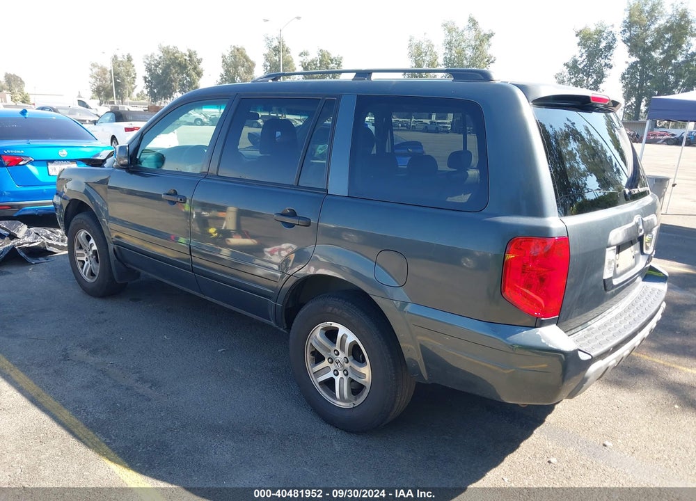 2003 HONDA PILOT EX-L VIN: 2HKYF18713H588460