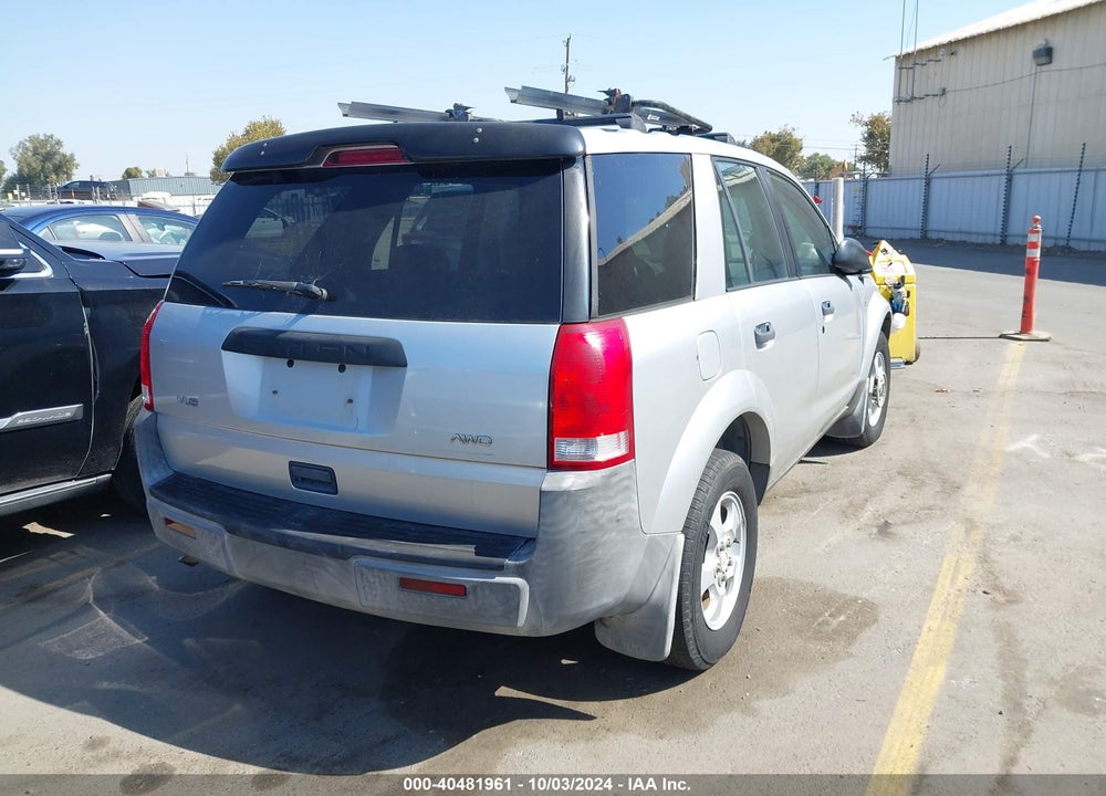2003 SATURN VUE 4 CYL VIN: 5GZCZ43D83S908793
