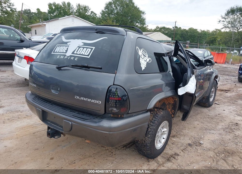 2002 DODGE DURANGO SPORT VIN: 1B4HS38NX2F128578