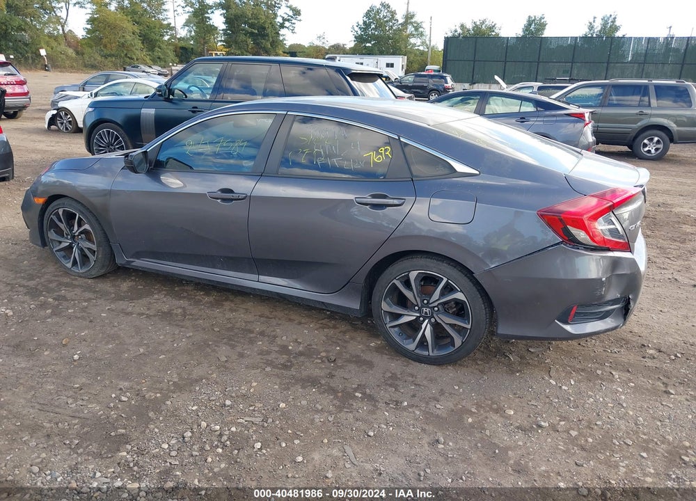 2019 HONDA CIVIC VIN: 19XFC2F89KE211797