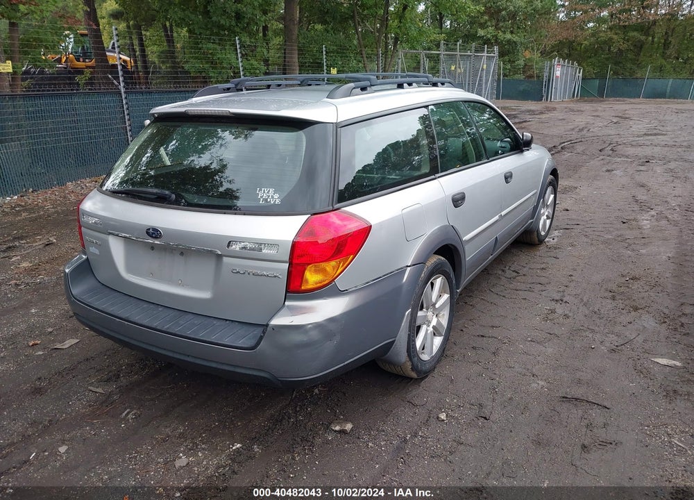 2007 SUBARU OUTBACK 2.5I VIN: 4S4BP61C576306095