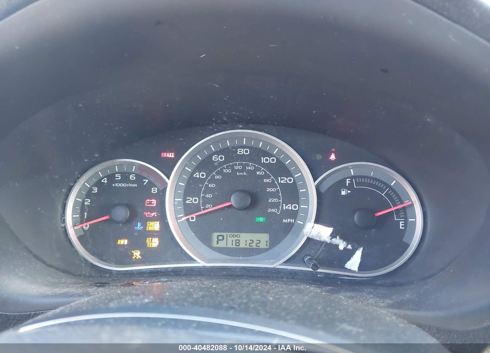 2010 SUBARU IMPREZA 2.5I PREMIUM VIN: JF1GH6B61AH822388