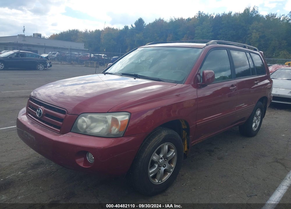 2007 TOYOTA HIGHLANDER V6 VIN: JTEHP21A970228358